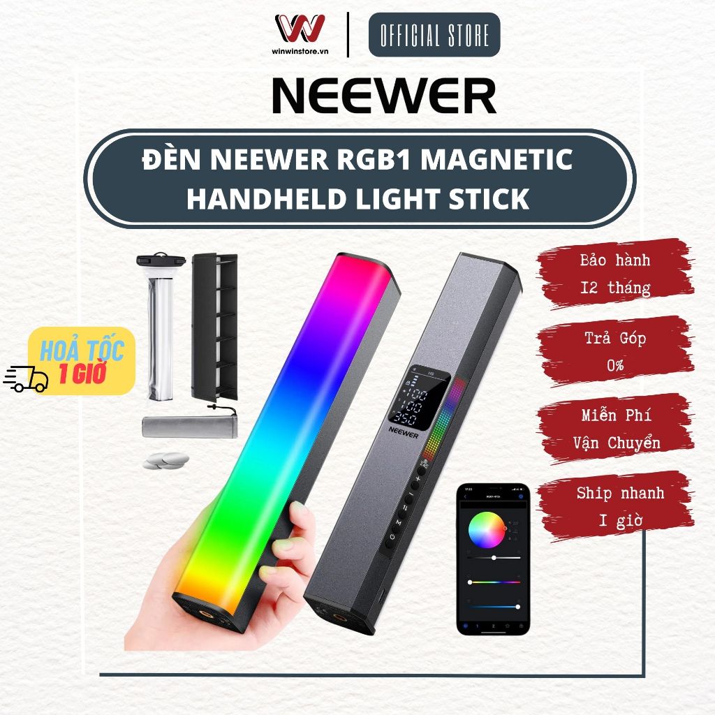 Neewer RGB1 磁性手持燈棒燈