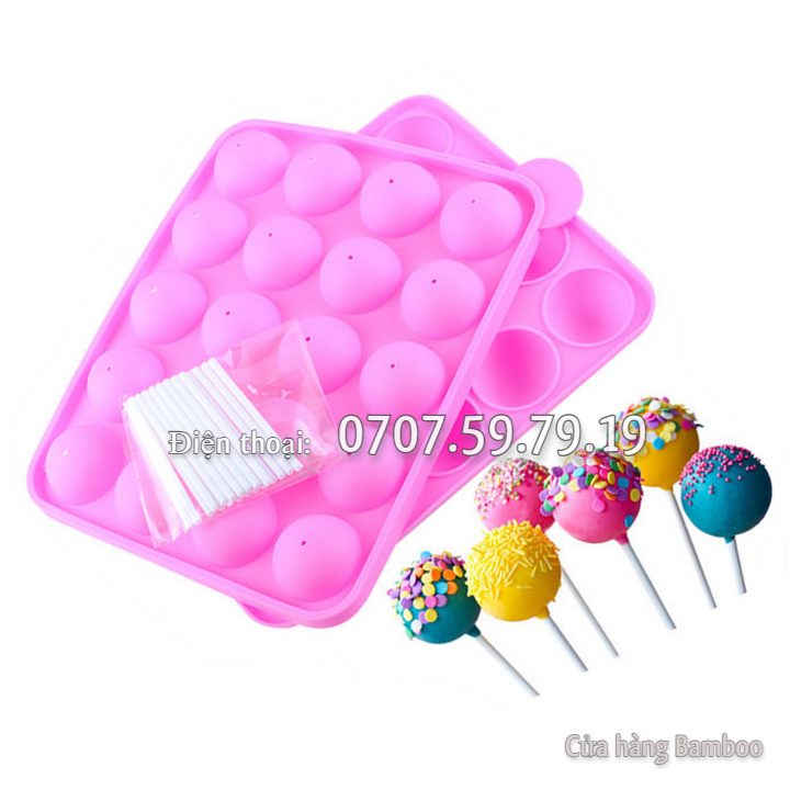 20 圓形矽膠模具 - 烘焙矽膠模具、糖果、果凍球、水麻糬 - P Code 1029