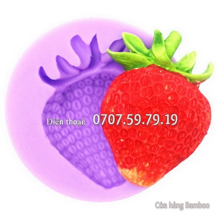 草莓矽膠模具 - 果凍矽膠模具 - P Code 1112