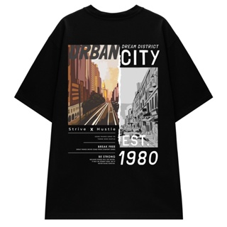 Urban City 1980寬款男女T恤超美復古時尚T恤