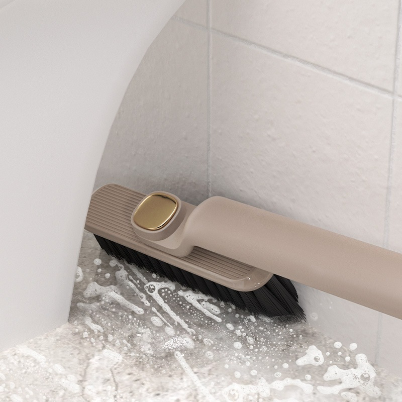 2 合 1 多用途開口槽刷帶鑷子用於脫髮清潔刷 360 度旋轉地板磨砂膏