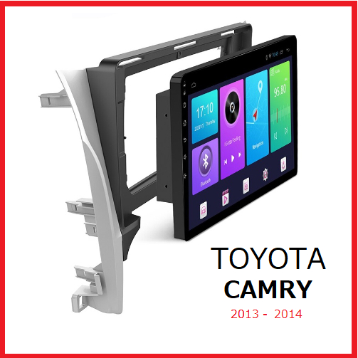 Toyota Camry 2013-2014 安裝膏,9.10 英寸 dvd android 屏幕,帶 zin Jack