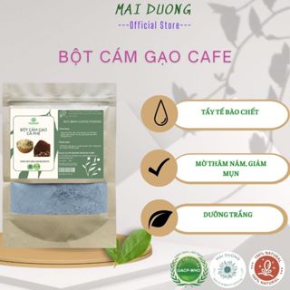 Hai Khanh Coffee Rice Bran Powder - 粉狀面膜有助於美白、清潔肌膚 - Mai Duo