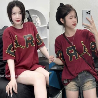 韓國 Ulzzang 風格棉質寬袖 T 恤