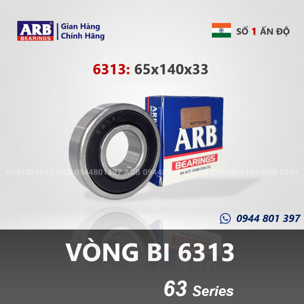 [高品質] Arb 6313 高品質正品印度軸承(100% 真實圖像)