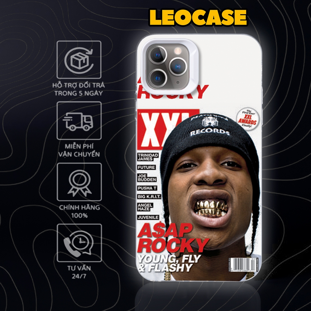 Leocase Rapper ASAP Rocky hiphop 高級矽膠 iPhone 手機殼英國適用於 iPhone