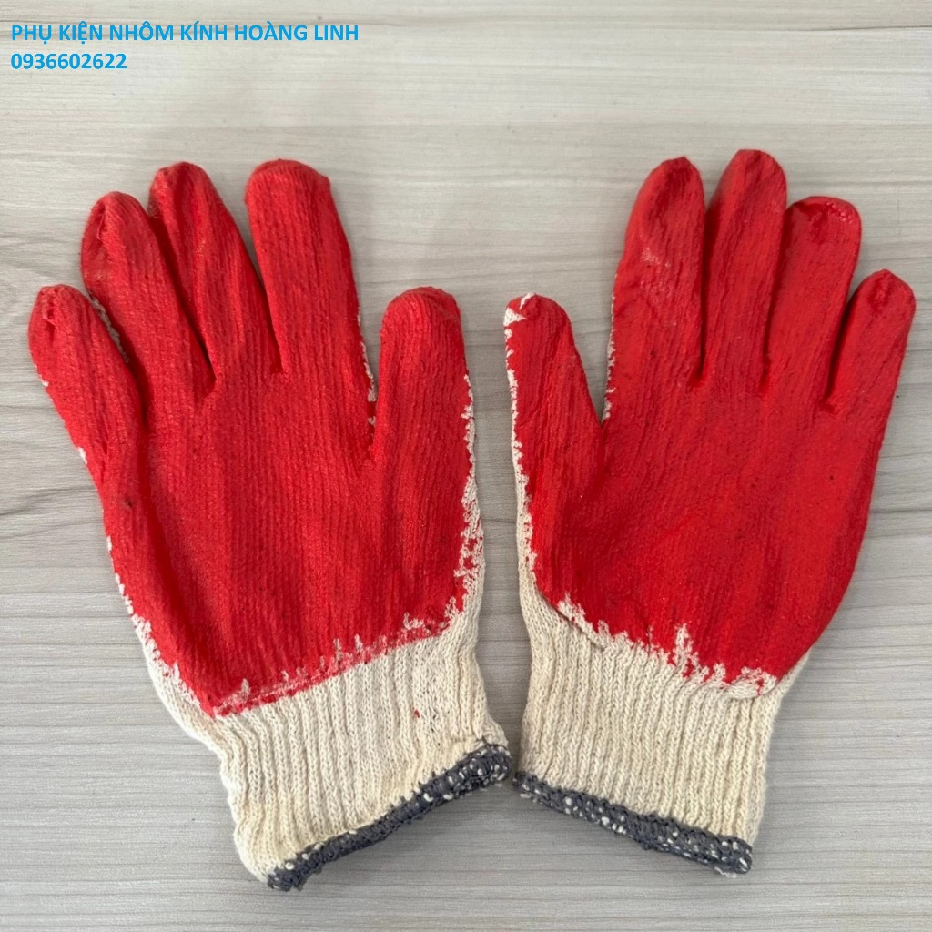 組合10雙紅漆手套/橡膠手套/紅漆手套42g-勞保手套