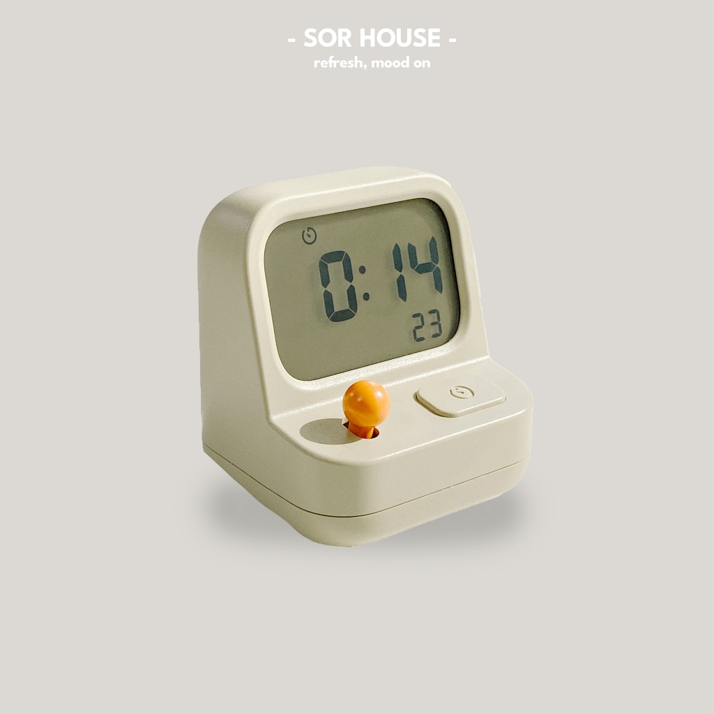 Pomodoro Gameboy 鬧鐘復古風格指針電子手錶 - 兒童禮物