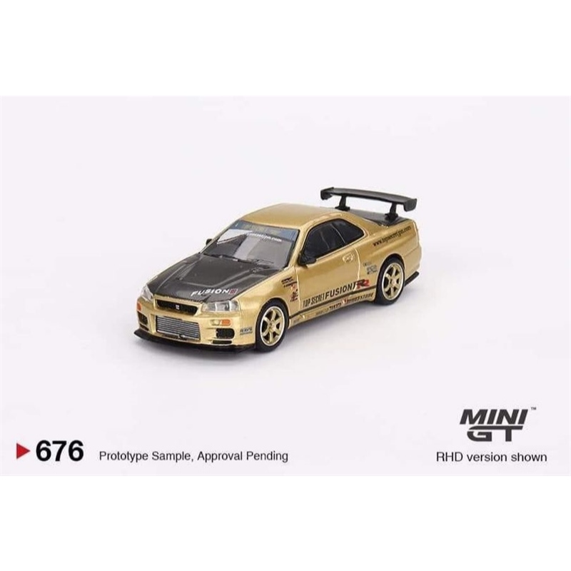 Mini GT - Saigontoys Nissan Skyline GTR R34 類型 - 1:64 比例模型車