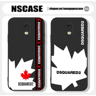 三星 J3 Pro / J5 Pro / J7 Pro 手機殼帶 DSQUARED 列印三星手機殼,具有綜合相機保護