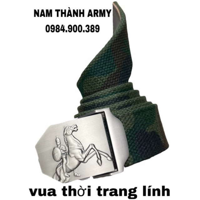 羅馬炸傘腰帶 - 高品質自動扣粗麻布腰帶 - NAM Thanh ARMY