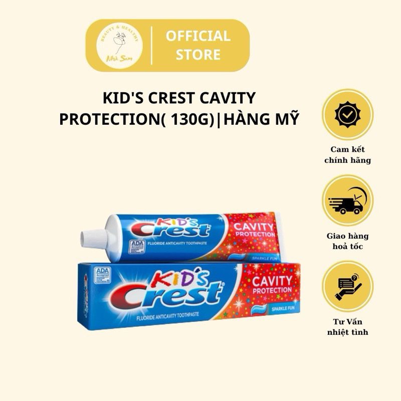 Crest Kids 蛀牙保護牙膏安全適用於嬰兒 130g 正品美國品牌