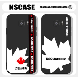 三星 S7 / S7 Edge 手機殼帶 DSQUARED 列印三星手機殼,具有綜合相機保護