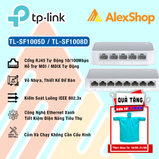 Tp Link 桌面切換器 TL-SF1005D /TL-SF1008D 5 和 8 端口 10 / 100Mbps