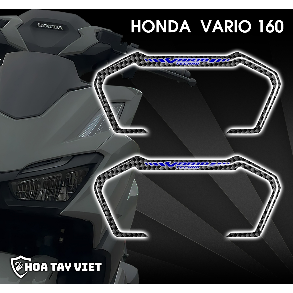 Honda vario 125 - 150 - 160 碳紋手錶面罩防止劃傷保護錶盤不同