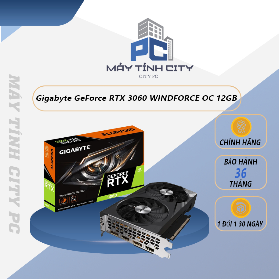 Vga 顯卡技嘉 GeForce RTX 3060 WINDFORCE OC 12GB - 全新正品