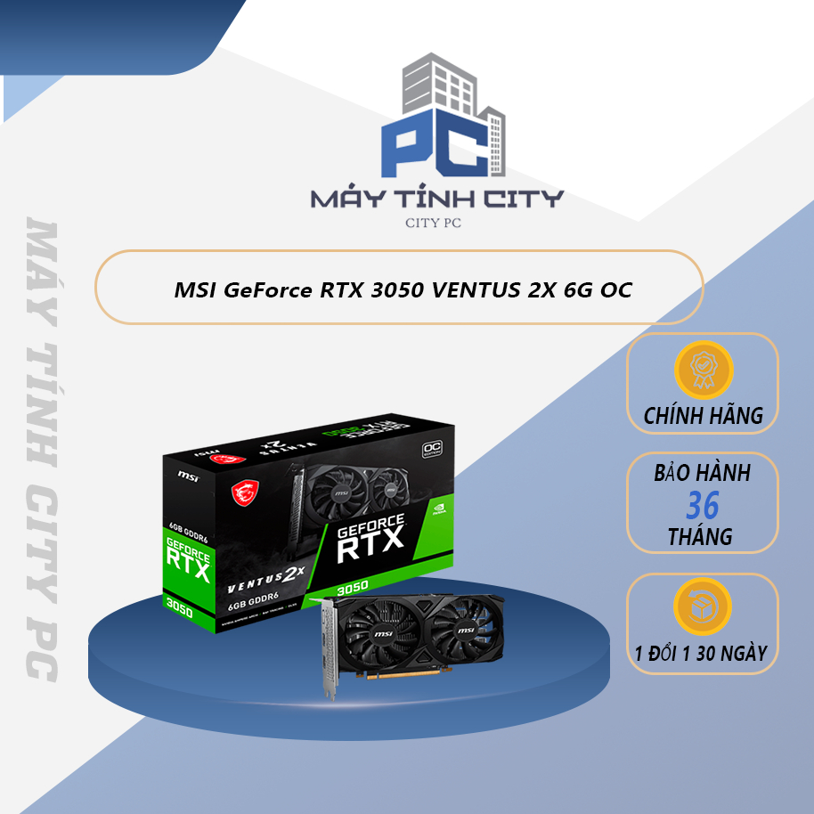 微星 GeForce RTX 3050 VENTUS 2X 6G OC 顯卡 - 全新