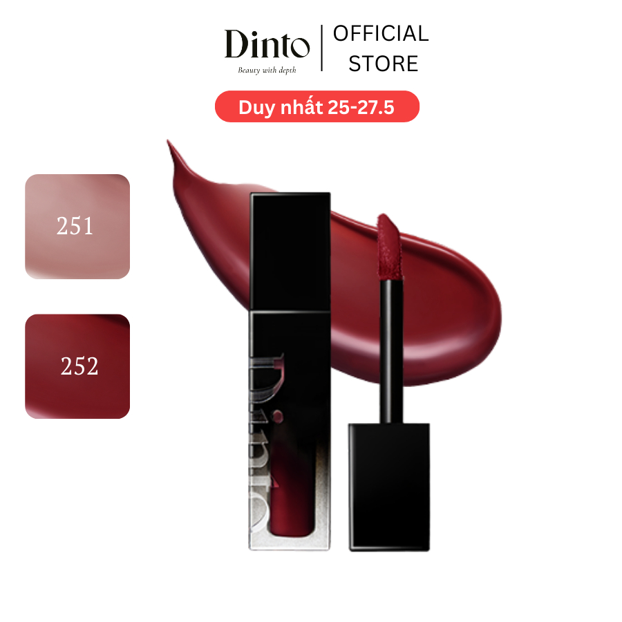 Dinto Blur-Glowy Lip Tint Mini Tint Lip Gloss 2 純素超級啞光唇膏