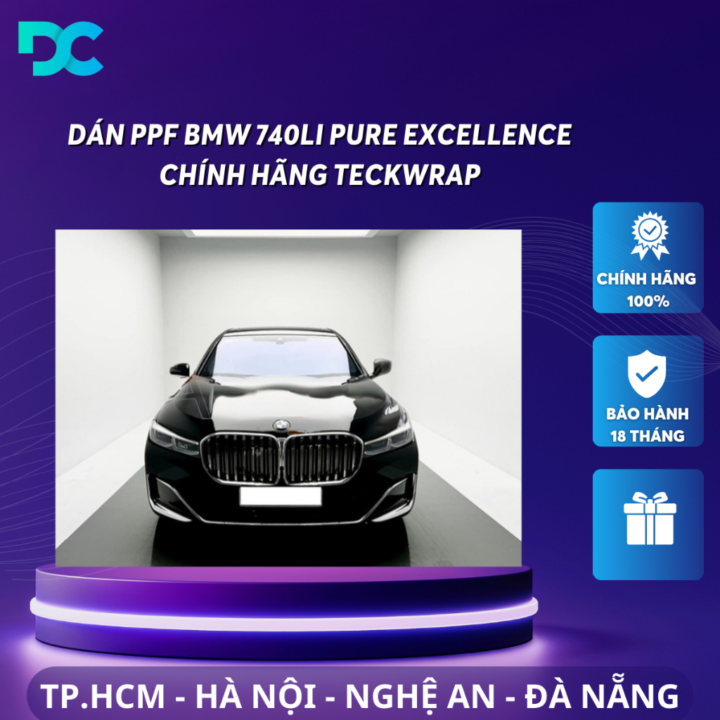 粘貼 PPF BMW 740Li Pure Excellence 正品 Teckwrap