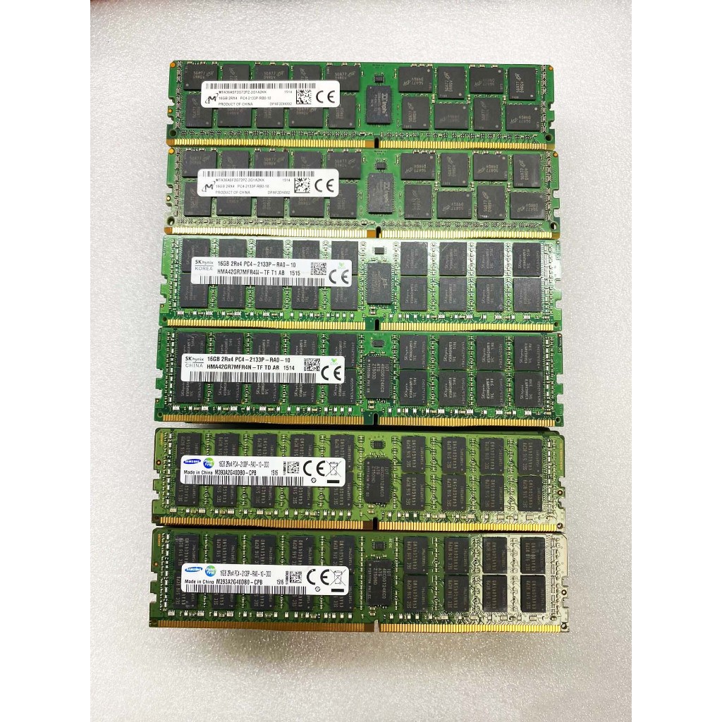 便宜的三星 DDR3 DDR4 16GB / 32G ECC REG 服務器 RAM