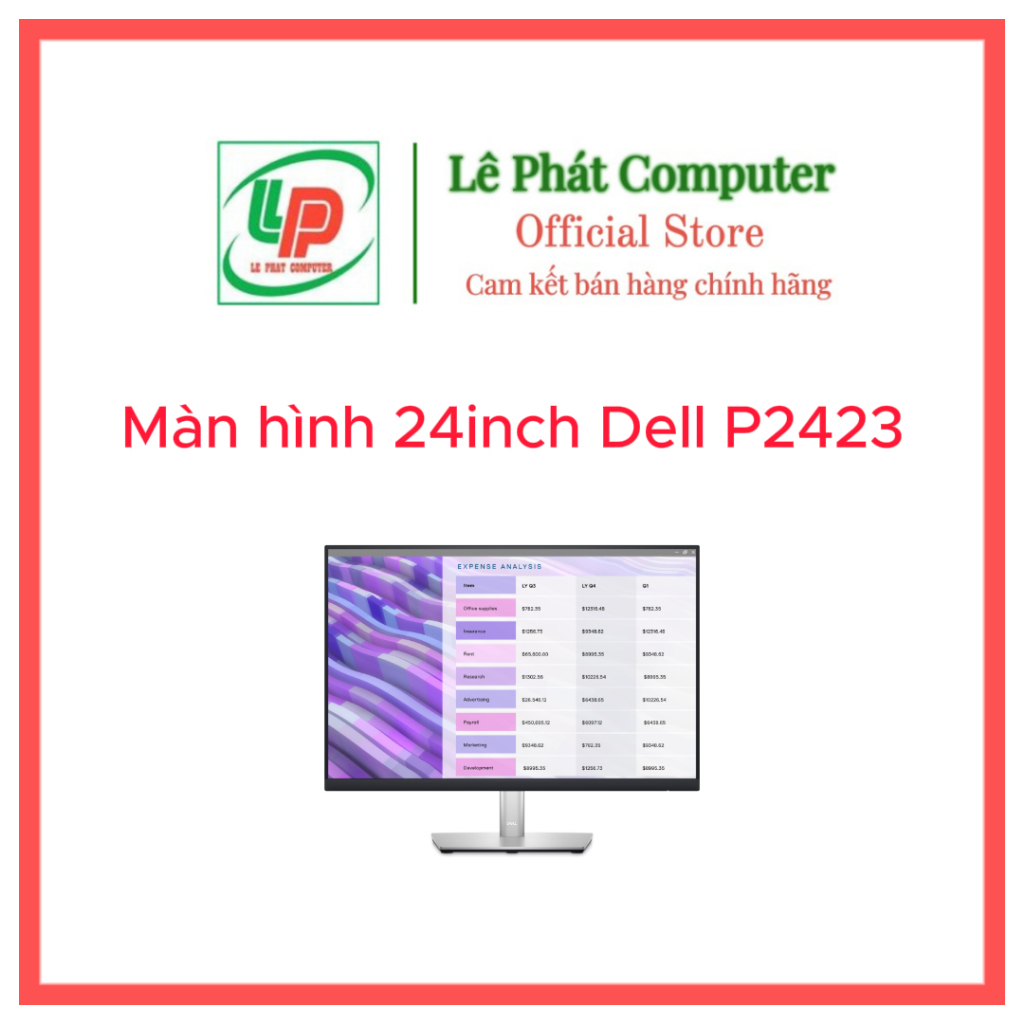 戴爾 P2423 屏幕(23.8 英寸/WUXGA /IPS /60Hz / 5ms /) - 正品 - - 100%