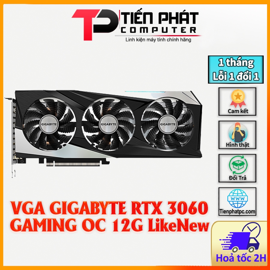 Vga 顯卡 GIGABYTE GeForce RTX 3060 GAMING OC 12G 像新的一樣 - 正品