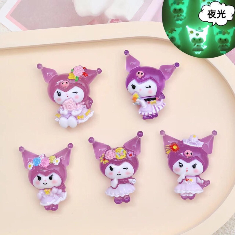 100% 明亮扁平魅力組合 Kuromi、Emoji、Mr. 熊、海洋生物、手機殼、拖鞋
