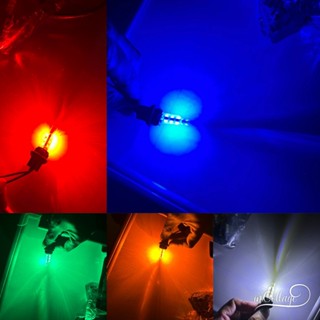 多色 led T10 睫毛插頭燈泡。 Led 油箱和儀表板燈泡 12v 24v。