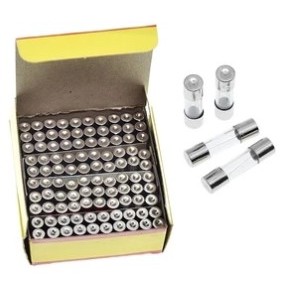 10 個玻璃管保險絲組合,玻璃保險絲 6x30mm 250V 2A、10A、15A、25A、6x30mm 保險絲座