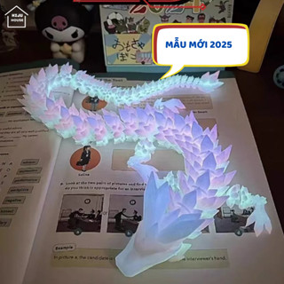 夜光裝飾龍模型 3D 列印龍模型 22cm 30cm 發光 HIJU- DC07