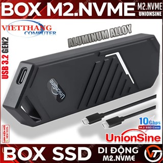 盒子固態硬碟 M2。NVMe Unionsine 10Gbps USB 3.2 Gen2 - 2 TypeC-TypeC