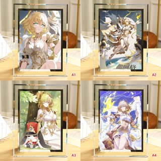 Honkai:星軌辦公桌玻璃畫(Aglaea Character)