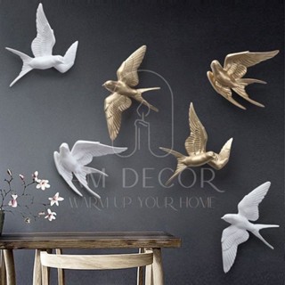 北歐風格的臥室裝飾燕子雕像 - AM Decor