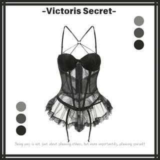 -Victoris Secret-情趣內衣性感小胸提升連體套裝性感蕾絲製服純欲兔女郎