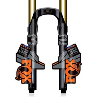 ROCKSHOX FOX 32 貼紙適用於 3 層 PVC 自行車前叉,防水 - 防褪色