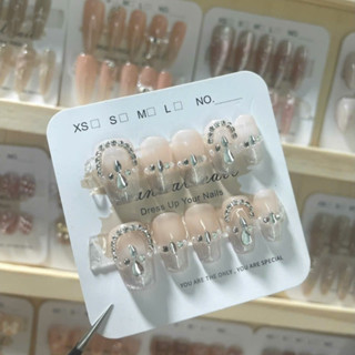 Nailbox 貓眼美甲模型,附蝴蝶結吊飾 - 美甲盒設計
