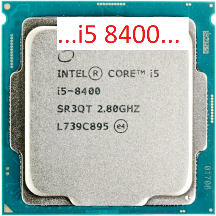 Pc cpu i5 8400 / i5 8500 / i5 8400T..運行主 h310 至 z390 / 插座 11