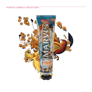 Marvis Garden Collection 義大利牙膏 75ML - 3 支裝酷花香,清潔牙齒、氣味、口腔、美白牙