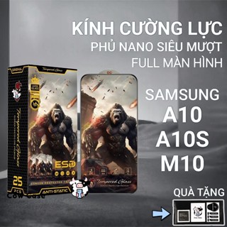 鋼化三星 A10S、A10、M10 牛殼戰士全屏玻璃螢幕保護膜適用於 ss galaxy
