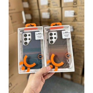 案例[硬碟®】正品日落/月亮升,碳質感適用於三星 S25 Ultra,S24 Ultra 支援無線充電