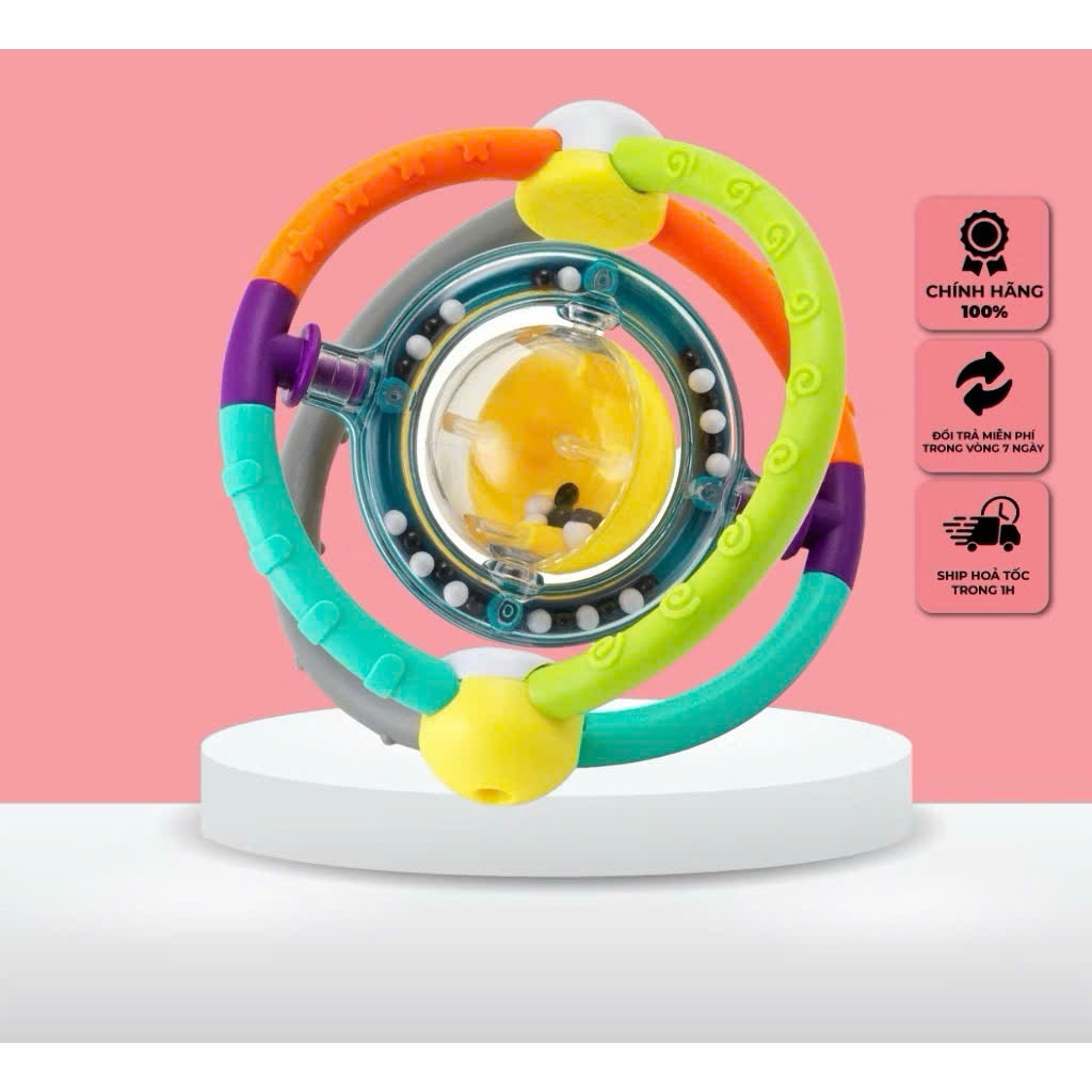 【正版】Orbit Rattle INFANTINO兒童球形口香糖咀嚼玩具有助於綜合智力開發