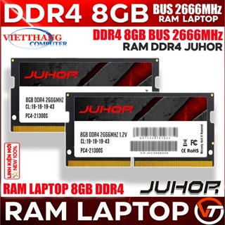 Juhor 筆記本電腦記憶體 8GB DDR4 Bus 2666Mhz 專業適用於筆記本電腦 100% 全新全盒