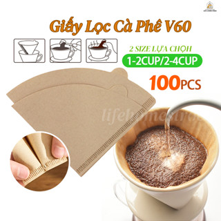 100 V60 咖啡濾紙,倒咖啡濾紙袋,無殘留濾紙,保鮮咖啡味