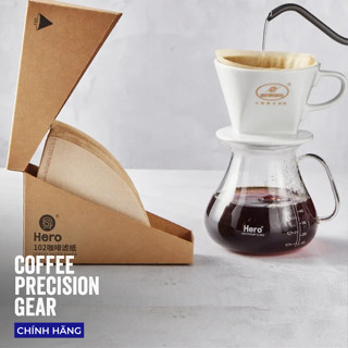 Melitta 咖啡濾紙適用於 2 - 4 個咖啡杯盒 100 - 102 個紙過濾器 - 未漂白零英雄