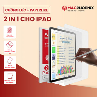 2IN1 PaperLike 鋼化玻璃螢幕保護膜,Maphoenix 靈活書寫像紙一樣紙感