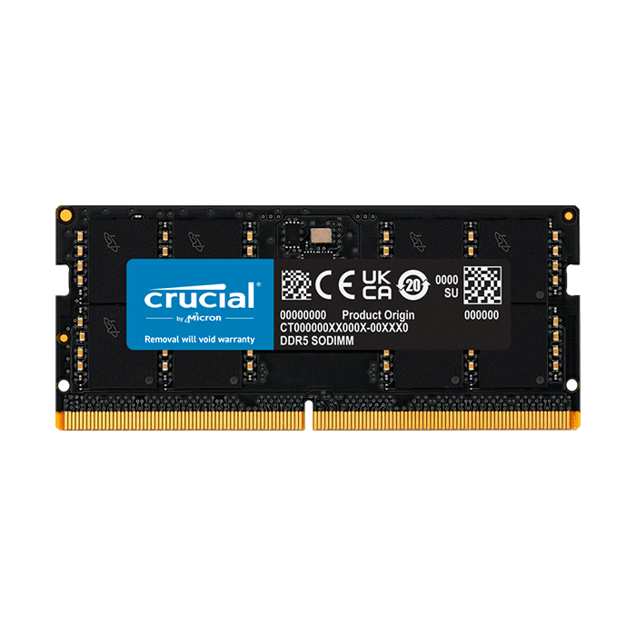 內存 Crucial DDR5 32GB 總線 5600MHz 1.1v - CT32G56C46S5