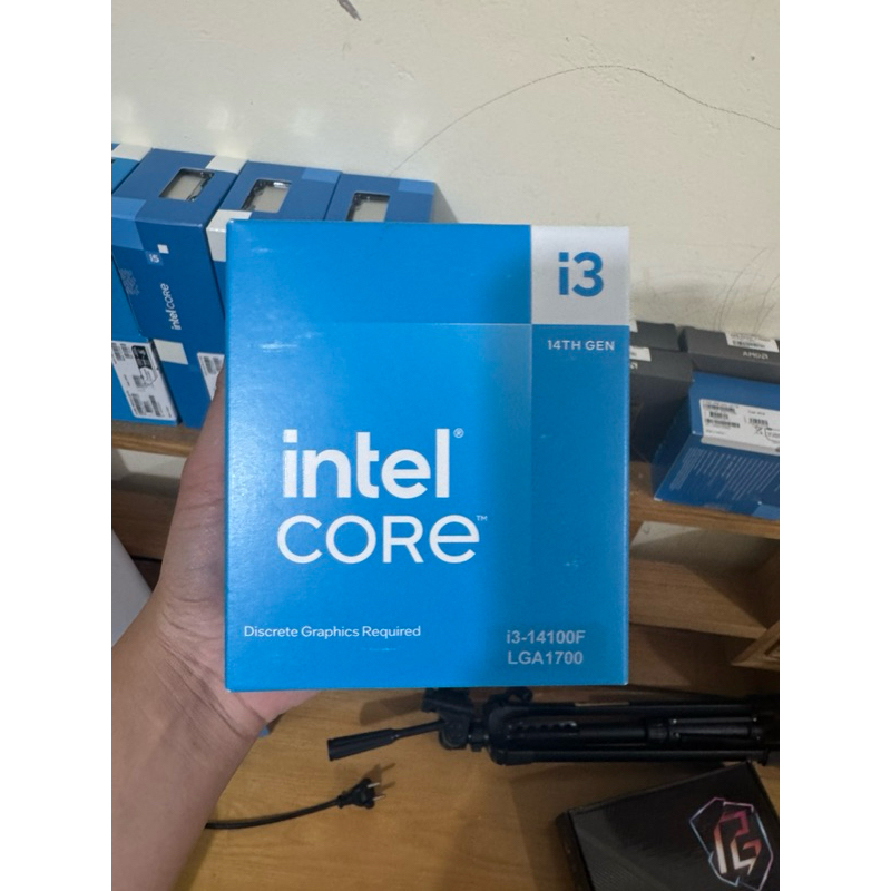 Cpu Intel Core i3 14100F 新盒子(英特爾 LGA1700 - 4 核 - 8 線程 - 底座 3