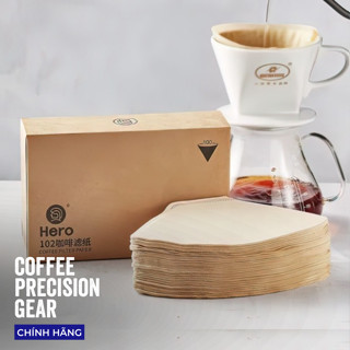 Melitta 咖啡濾紙適用於 1 - 2 個咖啡杯盒 100 - 101 紙過濾器 - 未漂白零英雄