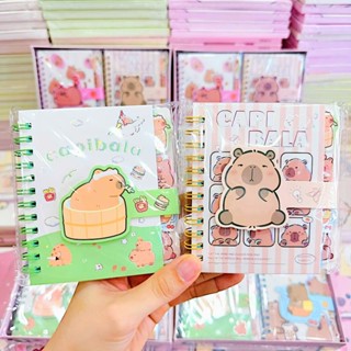 A7 - Capybara spring 筆記本 - 小巧方便的袖珍型 Capybara 筆記本,設計精美