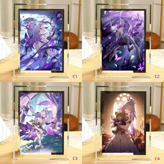Honkai:星軌蓖麻人物辦公桌玻璃畫(模型1)